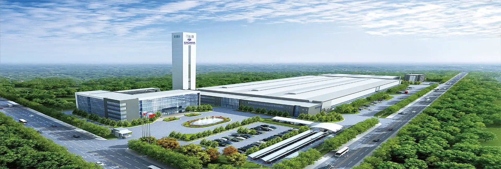  Sigma Elevator robotic assembly line, ISO-certified elevator testing tower Ningbo